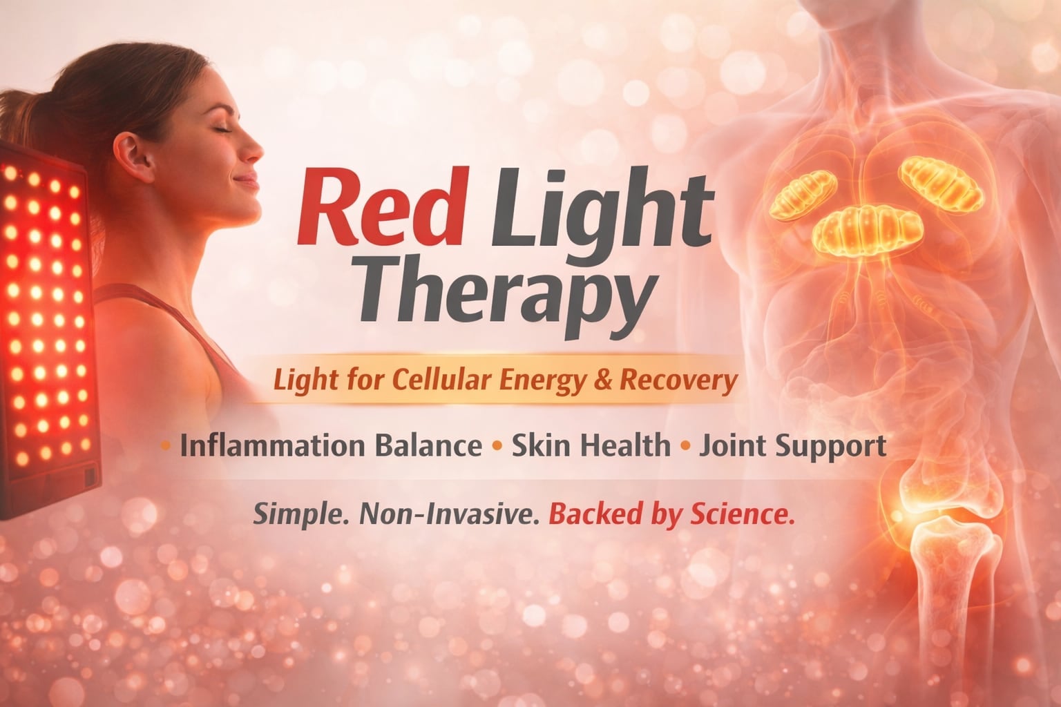 Image depicting red light therapy